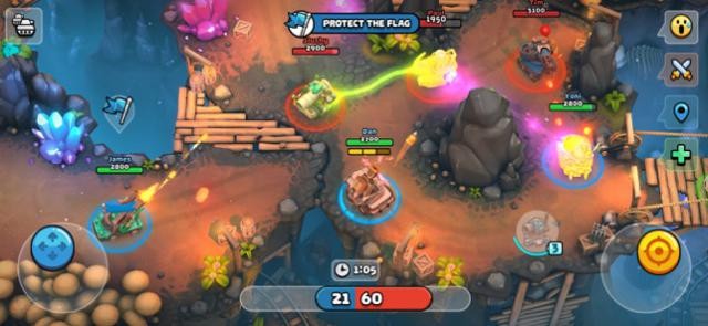 Các màn đấu tổ đội vui vẻ kịch tính