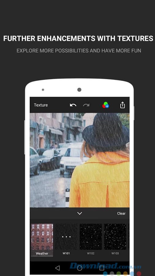 Lựa chọn texture đa dạng
