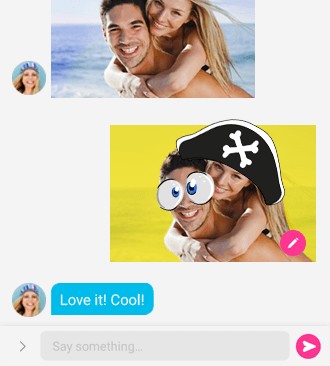 PicsArt Photo Studio hỗ trợ remix chat