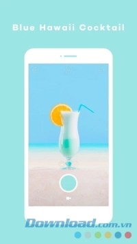 Bộ lọc ảnh xanh Pictail - BlueHawaii cho Android