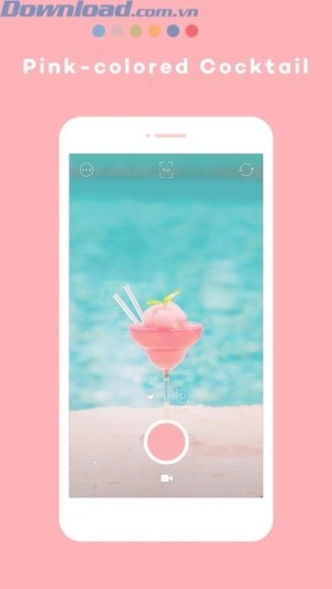 Tạo sắc hồng cocktail lên mỗi bức ảnh