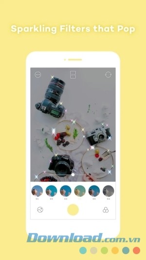 Pictail - Cykik cho Android thêm hiệu ứng lấp lánh vào ảnh