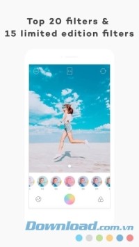 Pictail - LimitedEdition cho Android có hơn 20 bộ lọc màu đẹp