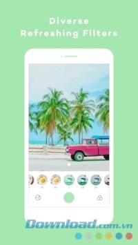 Bộ lọc tươi mới Pictail - Mojito cho Android