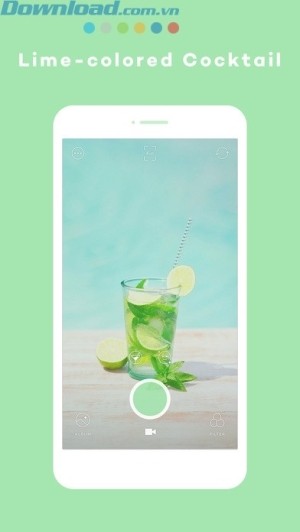 Bộ lọc màu xanh tươi mát như ly cocktail
