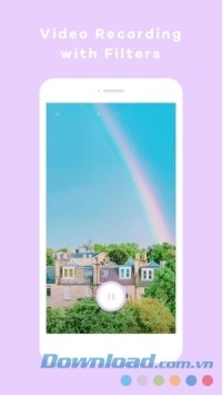 Pictail - Rainbow cho Android hỗ trợ quay video