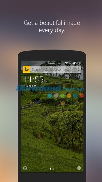 Picturesque Lock Screen cho Android sở hữu bộ hình nền đặc sắc