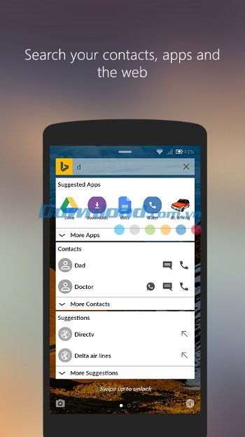 Tìm kiếm mọi thứ ngay trên màn hình khóa với Picturesque Lock Screen cho Android