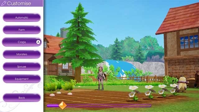Khám phá dân làng, tùy chỉnh trang trại, chọn vợ/chồng và vũ khí