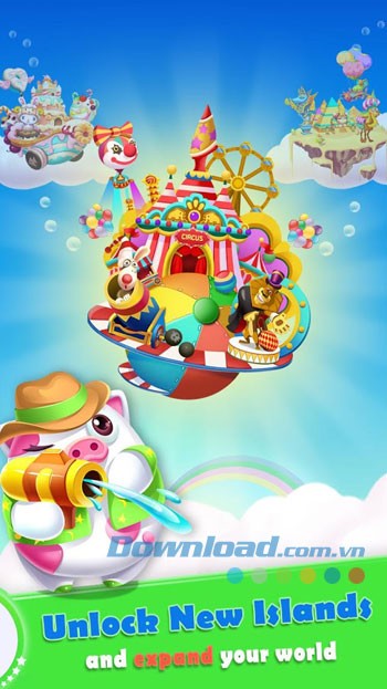 Mở khóa những hòn đảo mới