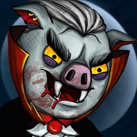 Pigs Wars: Vampire Blood Moon - Game chiến thuật lợn vs zombie trên Android