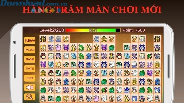 Hàng trăm màn chơi thách thức thú vị