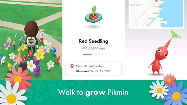 Pikmin Bloom là game phiêu lưu thực tế ảo giống Pokemon GO