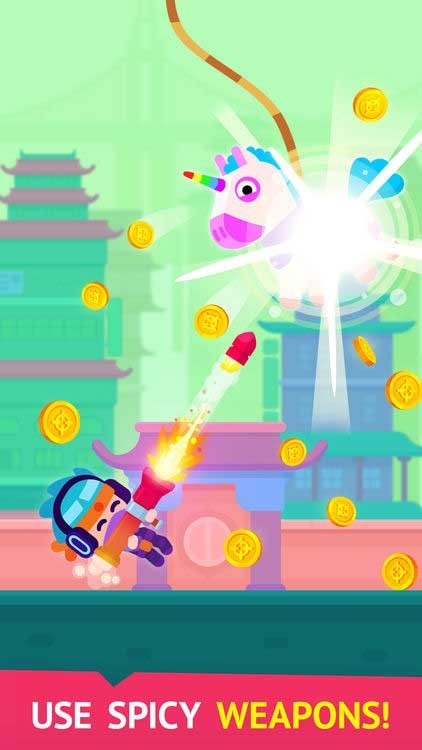 Sử dụng hàng loạt loại vũ khí độc đáo