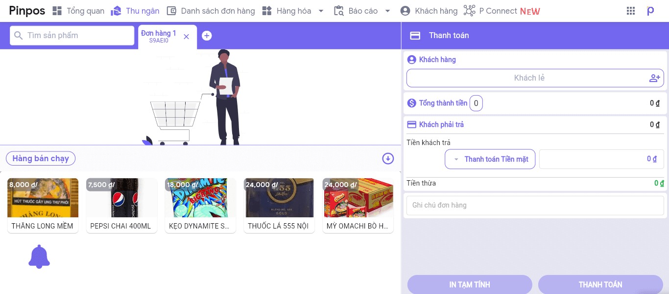 Tạo hóa đơn thanh toán đơn hàng