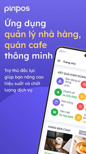 Quản lý nhà hàng, quán cafe