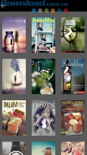 Nhiều template tuyệt đẹp