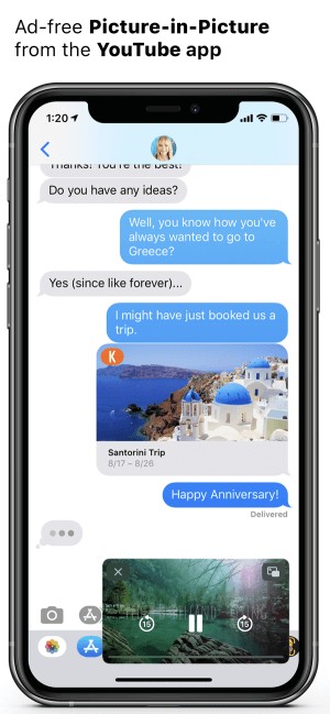 PiP it cho bạn xem video YouTube không có quảng cáo