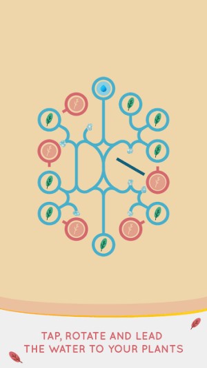 Chạm để xoay đường ống và thiết lập hệ thống tưới nước cho khu vườn