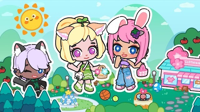 Pippi World: Avatar Life là game mô phỏng ngôi nhà búp bê tương tác cho bé
