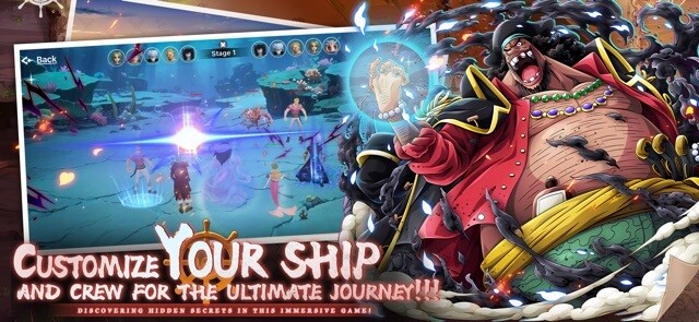 Tùy chỉnh tàu và đội cướp biển để thực hiện hành trình phi thường trong game Pirate King Legend