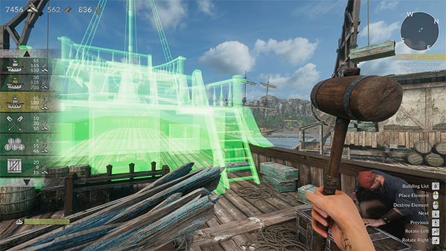 Bắt tay vào đóng tàu, trang bị vũ khí và nâng cấp trước khi cùng đồng đội lênh đênh trên biển