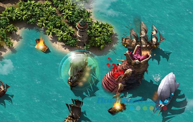 Game cuộc chiến trên biển Pirate Storm