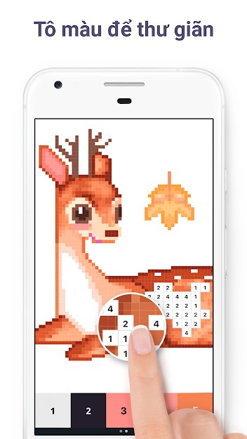 Ứng dụng tô màu tranh vẽ Pixel Art