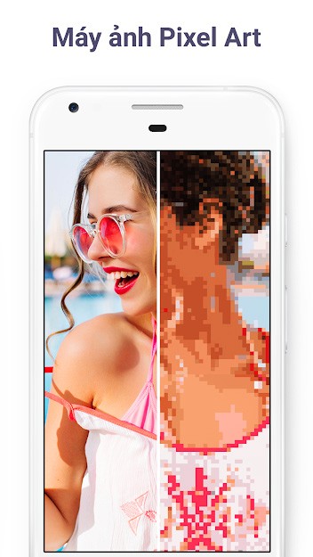 Chuyển đổi ảnh chụp thành tranh Pixel