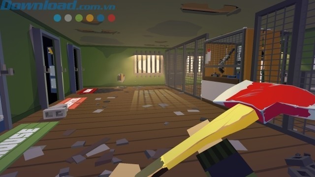 Phòng thủ, chiến đấu với zombie trong một ngôi nhà