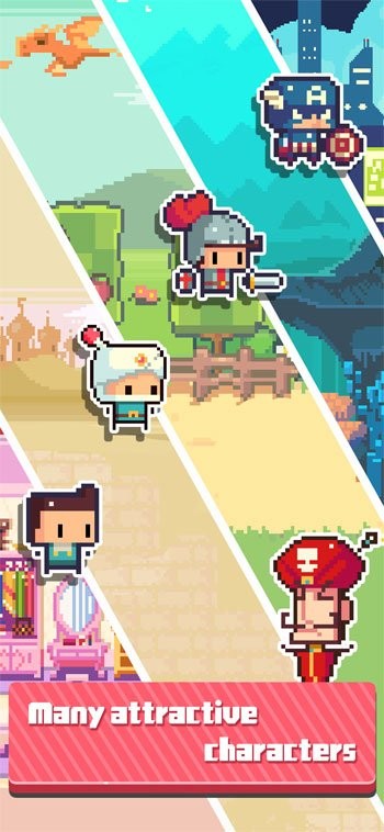 Pixel Heaven: Maze Maker có nhiều nhân vật dễ thương