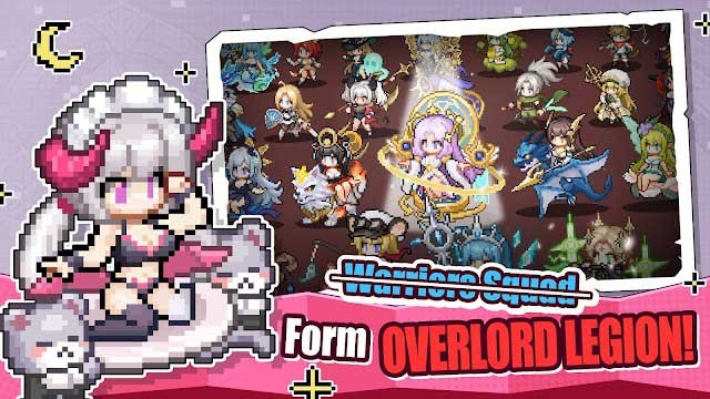 Tạo liên minh lãnh chúa của bạn để đi chiến đấu trong game Pixel Overlord: 4096 Draws