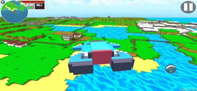 Chiến trường hình khối giống Minecraft