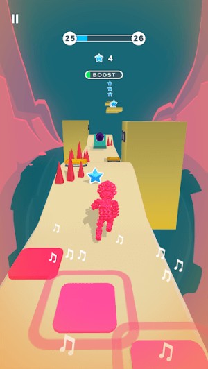 Chạy qua các con đừng đầy màu sắc