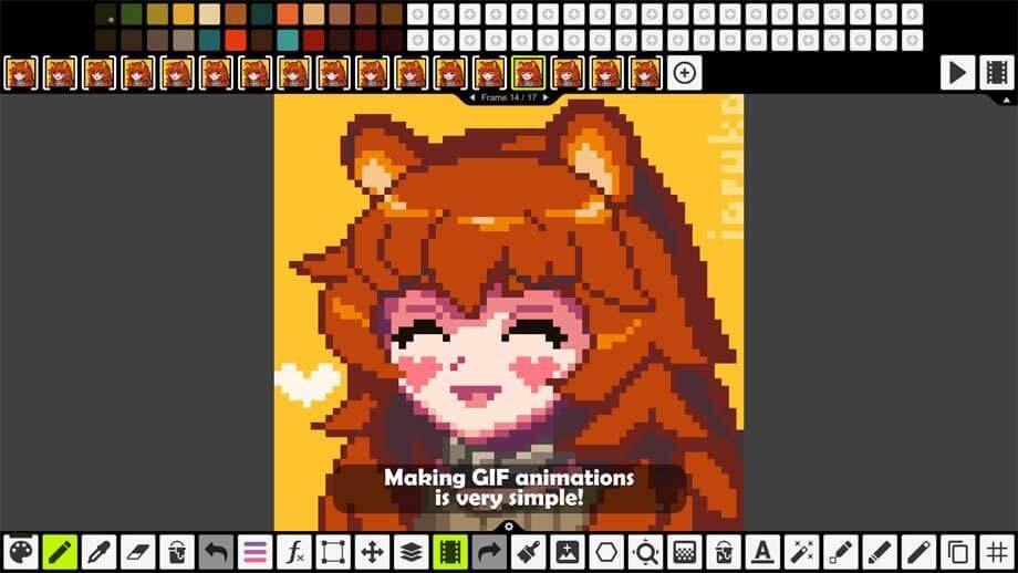 Pixel Studio giúp bạn tạo ảnh GIF theo cách cực đơn giản