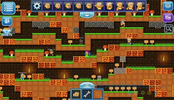 Game xây dựng thế giới mở Pixel Worlds