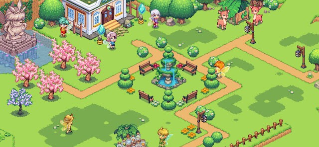 Trò chơi được xây dựng theo phong cách nghệ thuật pixel hiện đại