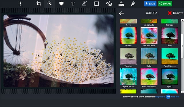 Áp dụng hiệu ứng ảnh 1 chạm