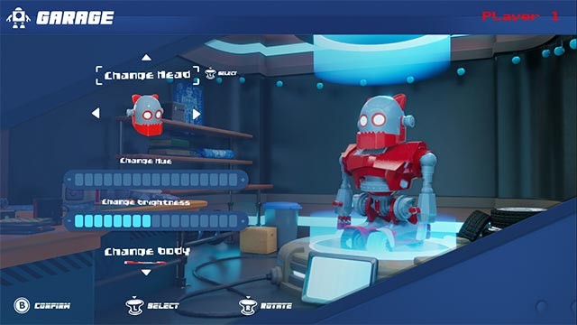 Tùy chỉnh robot giao hàng bằng trang phục, phụ kiện và nhiều nâng cấp mạnh mẽ chỉ có trong PizzaPanic