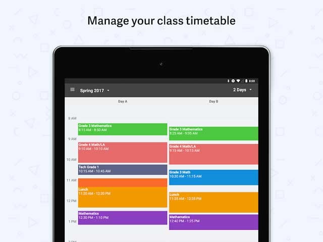 Quản lý thời gian biểu của lớp học với Planboard