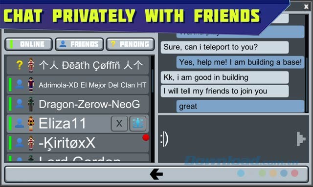 Trò chuyện với bạn bè