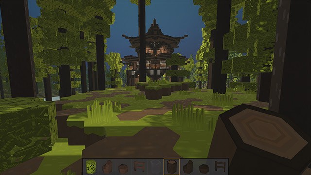 Xây dựng thế giới khối vuông trong trò chơi mô phỏng sandbox Planet Smith