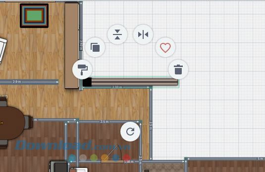 Các lựa chọn chỉnh sửa