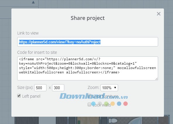 Chia sẻ bản thiết kế
