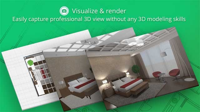 Chụp ảnh căn phòng ở chế độ 3D chuyên nghiệp