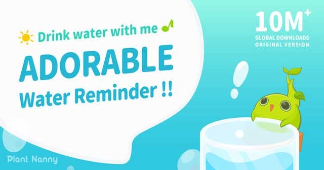Hình thành thói quen uống nước thường xuyên với ứng dụng Plant Nanny 2 cho Android