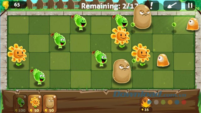 Game thủ thành Plants vs Monsters