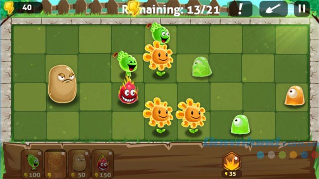 Cây trồng bắn zombie