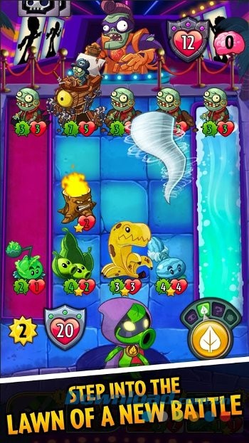 Những màn đấu hoàn toàn mới trong game Plant and Zombie Heroes