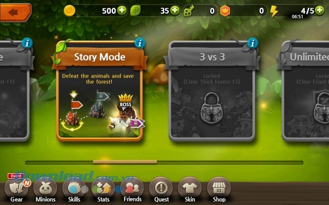 Các chế độ chơi trong Plants War 2